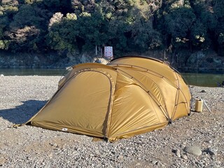 Wall Mural - tent in the forest