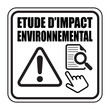 Logo étude d'impact environnemental.