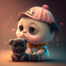 Baby Cute Doll Sad