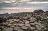Fototapeta Desenie - Landscape of the Giant's Causeway, Northern Ireland