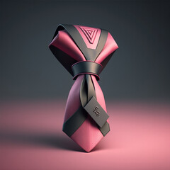 Sticker - Pink tie