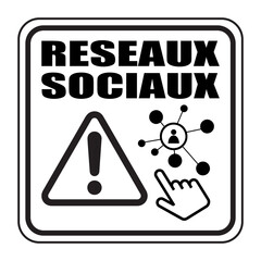 Wall Mural - Logo réseaux sociaux.