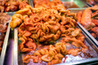 Close up of brine large intestine,Chinese food