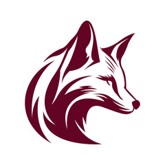 Wall Mural - The Cunning Fox A Symbol of Intelligence and Adaptability, Mascot Logo Concept Vector Illustration Cartoon. Suitable For Logo, Wallpaper, Banner, Card, Book Illustration, T-Shirt, Sticker, Cover, etc