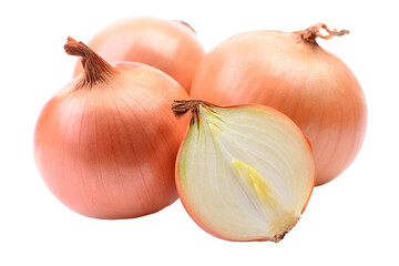 Wall Mural - Onion isolated on white background