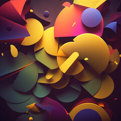 Sticker - Abstract background with diffuse colors