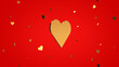 Beautiful background for Valentine's day.  3D illustration