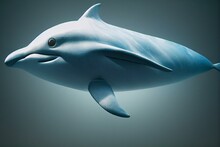 Dolphin Plushie Toy Generative Ai