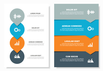 infographic design template with place for your data. vector illustration.