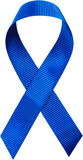 Fototapeta Dziecięca - Blue ribbon representing the prevention of prostate cancer.