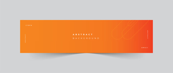 Wall Mural - Linkedin banner technology abstract background