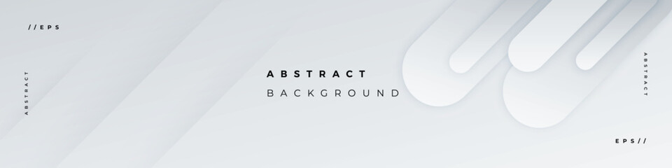 Wall Mural - Linkedin banner white abstract background