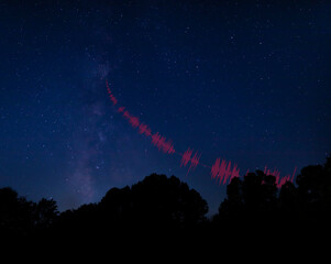 Wall Mural - clear transmission from outer space
