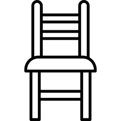 Wall Mural - Dining Chair Icon