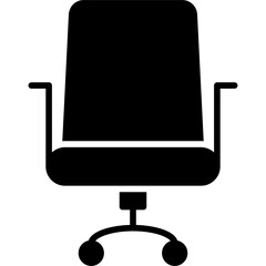 Canvas Print - Office Chair Icon