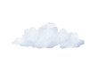 set of realistic cloud illustration on white background