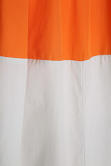 Canvas Print - white-orange fabric