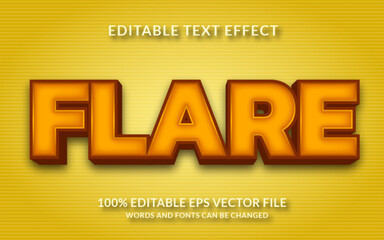 Wall Mural - Flare Editable Text Effect