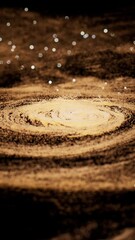 Wall Mural - colorful nebula with density glowing particles, 3d rendering.