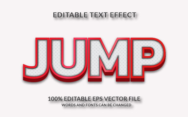 Wall Mural - Jump Editable Text Effect