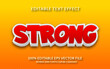 © supvector - Strong Editable text effect