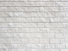White Brick Wall Texture Background.