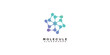 © AFFANYUDA - Molecule logo with creative design concept premium vector