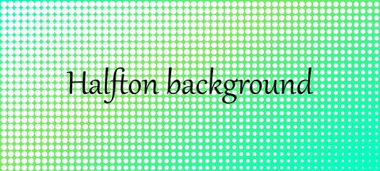 Wall Mural - halftone dot texture on green background. design element for web banners, wallpapers, postcards, web