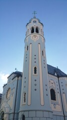 St. Elizabeth's Church in Bratislava, Slovakia, blue church