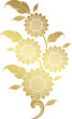 © Birth Brand - lotus art and flower style asian art luxury buddhism temple element and background pattern png file for decoration