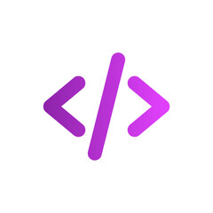coding gradient icon
