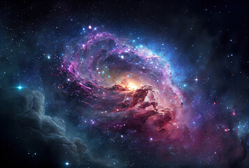 Wall Mural - space abstract background