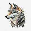 Cute Wolf Sticker