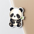 Cute panda sticker