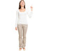 © Maridav - Full length of young woman pointing up at copyspace isolated over white backgroundIsolated cut out in transparent PNG file