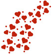Love Symbol, red hearts pattern background Transparent Png