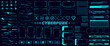 © SergeyBitos - Futuristic collection HUD, UI, UX interface elements. HUD interface elements - frame screen, lines UI, button, loading bars, footnotes for text, call outs for UI, GUI. Vector collection, Sci-fi box