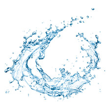 Water Splash Isolated On PNG And Transparent Background