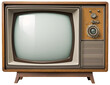 Vintage television set. AI generated illustration