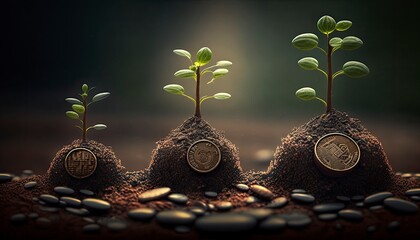 planting the seeds of success, the journey of business growth, money growth, saving and investing co