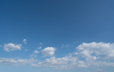 Wall Mural - outdoor blue sky and white cloud background material