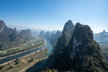 Landscape and natural scenery Guilin, Guangxi, China