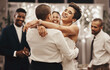 © Tinashe N/peopleimages.com - Wedding, diversity and dance with a lesbian couple in celebration of their union together at a ceremony of tradition. LGBT, woman or love with a female and partner dancing after being married