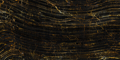 Wall Mural - black marble with golden veins ,Black marbel natural pattern for background, abstract black white and gold, black and yellow marble, hi gloss marble stone texture of digital wall tiles design. 