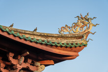 Details Of South Fujian Historical House Roof