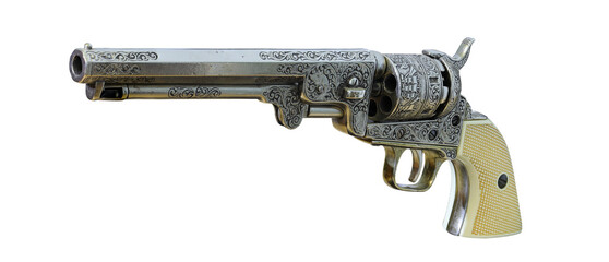 Wall Mural - old west revolver isolated