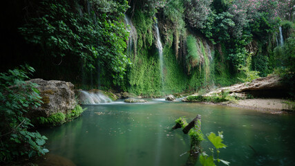 Wall Mural - Picturesque Kursunlu waterfall in Turkey	
