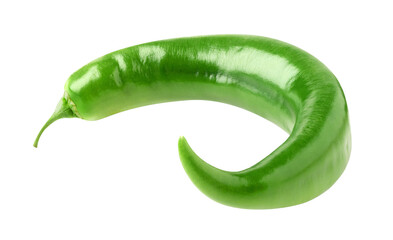 Poster - One green chili pepper cut out