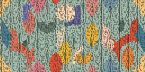 abstract tropical pattern perfect for fashion and decoration