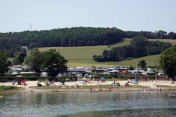 Wall Mural - Strandbad am Diemelsee